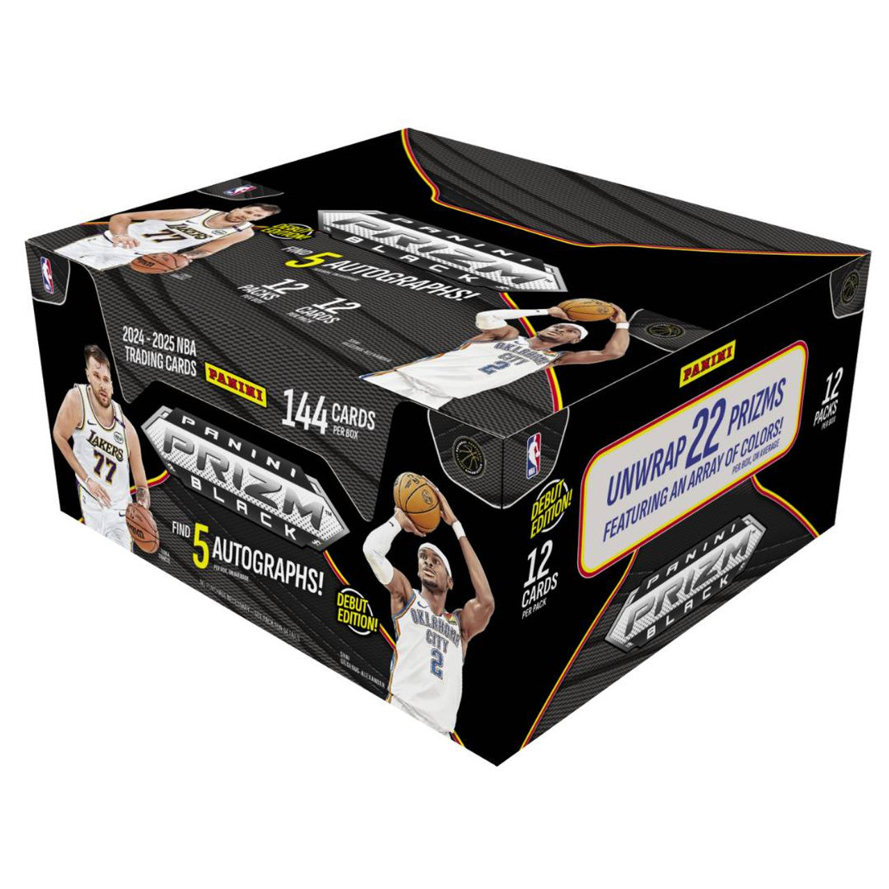 2024-25 Panini Prizm Black Basketball Hobby Box