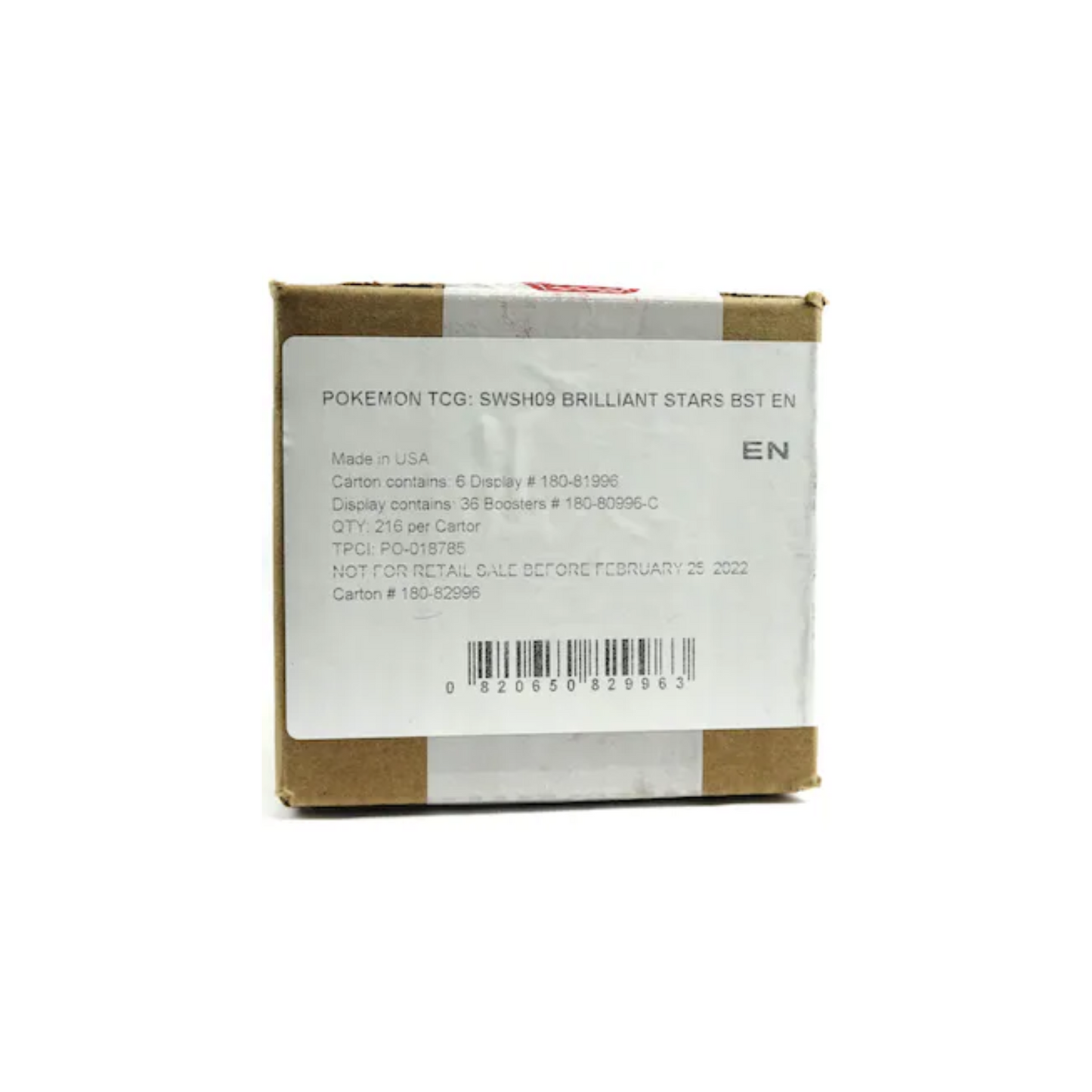 Pokemon Brilliant Stars Booster 6 Box Case