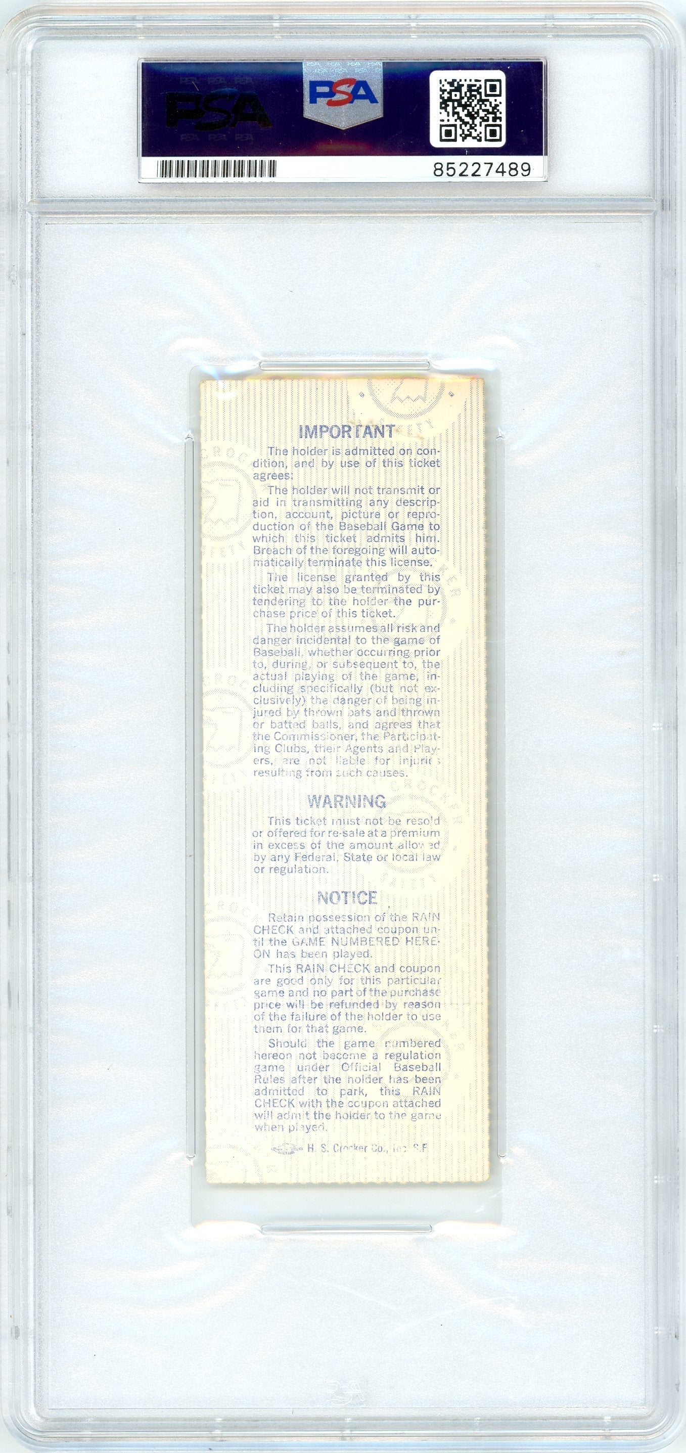 Reggie Jackson / Greg Nettles / Lou Pinella / Chris Chambliss 1977 NY Yankees World Series Ticket