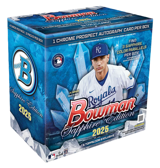 2025 Bowman Baseball Sapphire Edition 10 Box Case