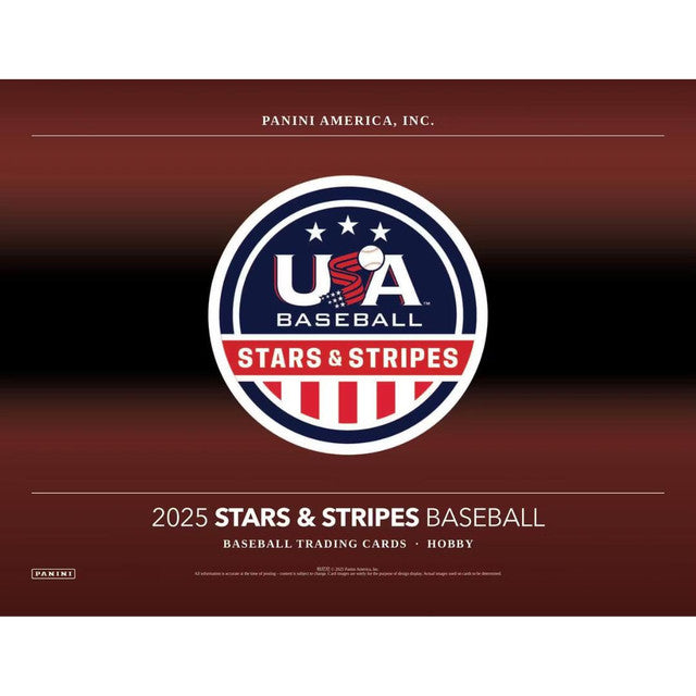 2025 Panini Stars and Stripes USA Baseball Hobby 20 Box Case