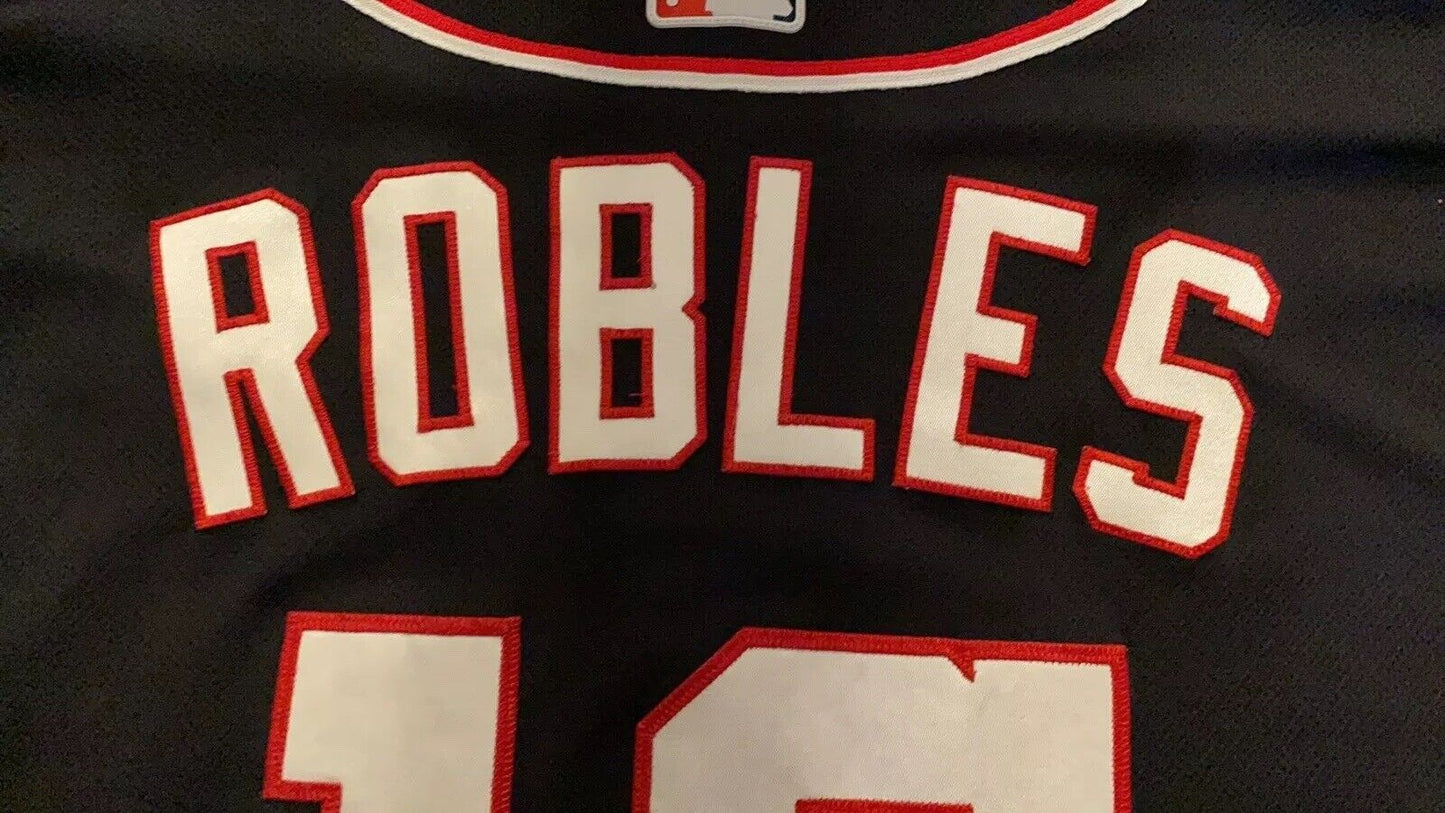 VICTOR ROBLES MLB GAME USED 2019 NATIONALS JERSEY CHAMPIONSHIP SEASON