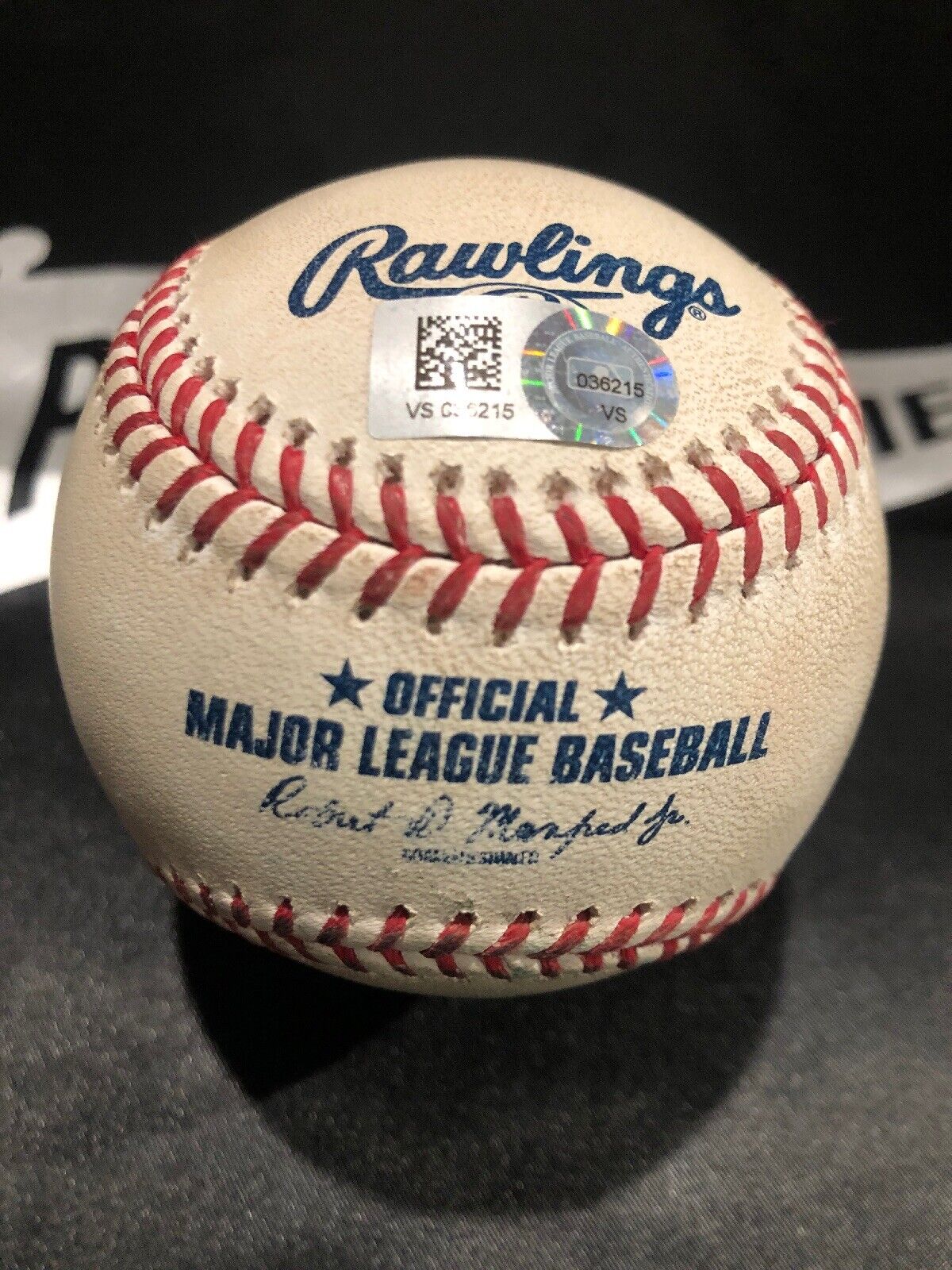 Victor Robles MLB Game Used Double Baseball 9/15/19 Career Double #36 Hit #150