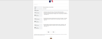 Nick Senzel MLB Game Used Single Baseball 7/2/19 Career Hit #55 Reds