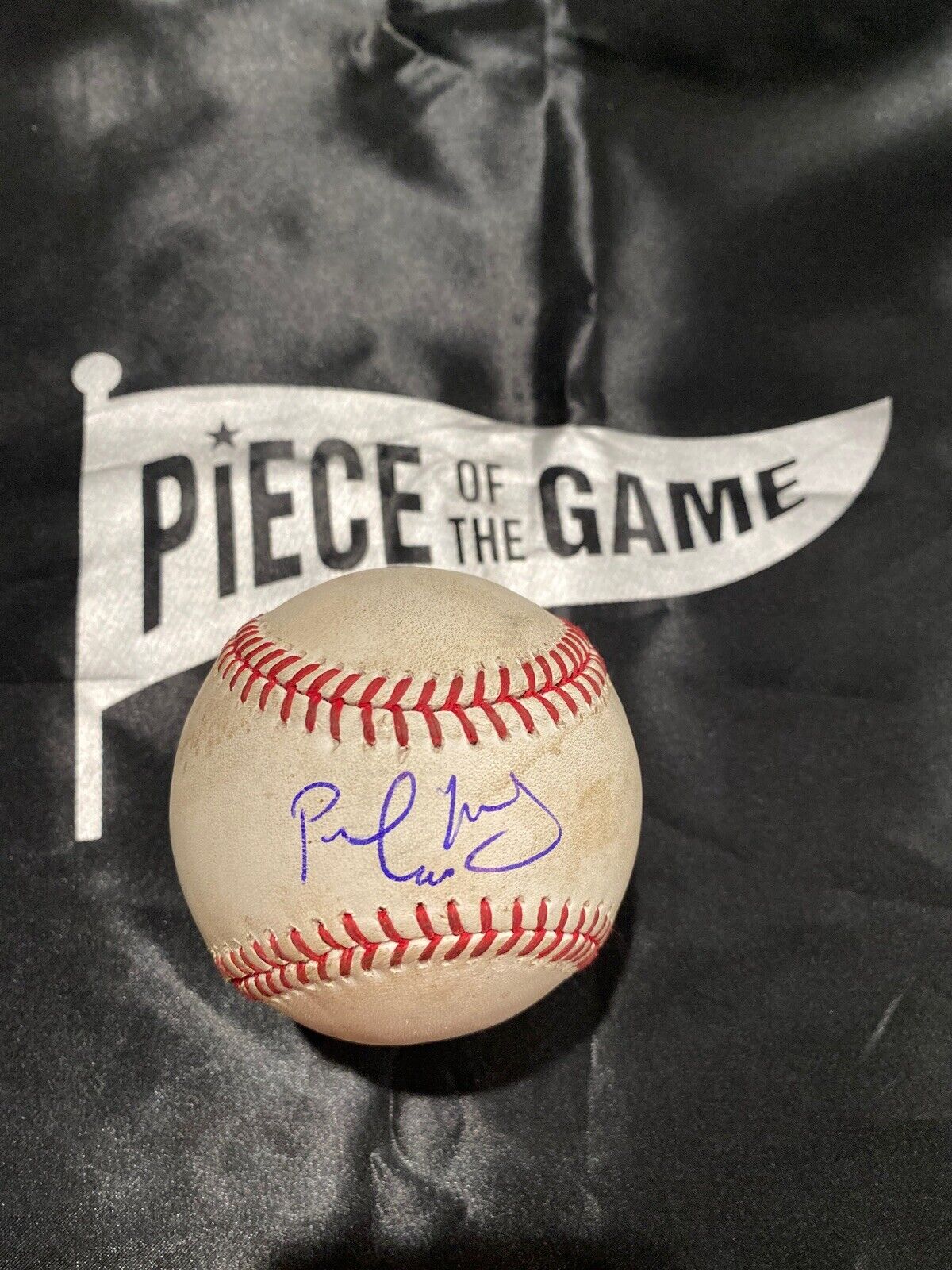 Paul Goldschmidt MLB Game Used Double Autographed Ball 4/18/18 Career Hit #1025