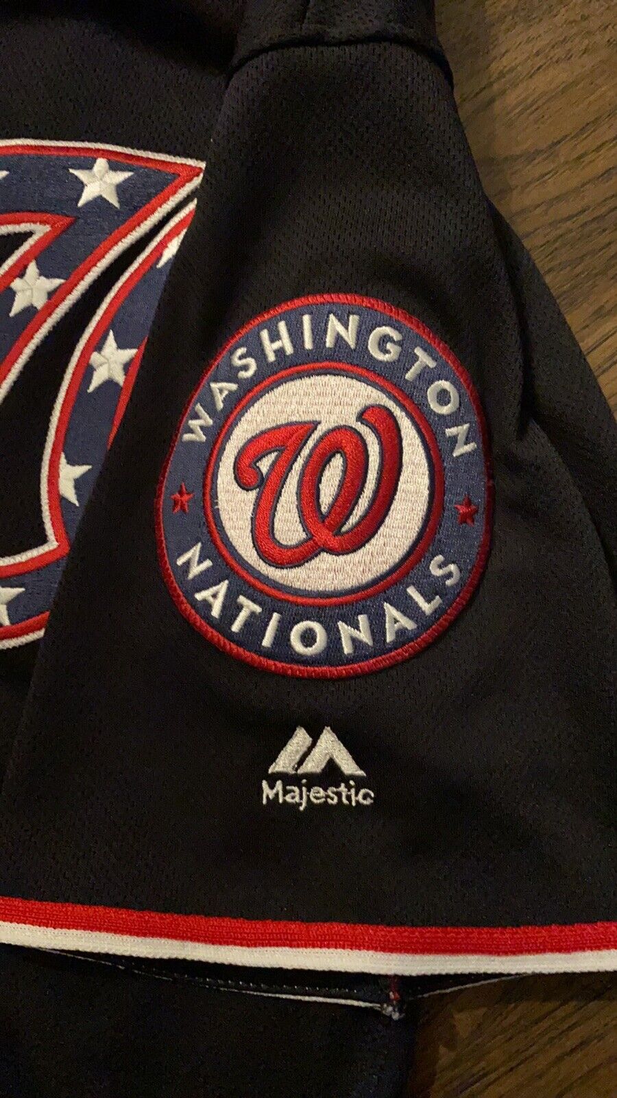 VICTOR ROBLES MLB GAME USED 2019 NATIONALS JERSEY CHAMPIONSHIP SEASON