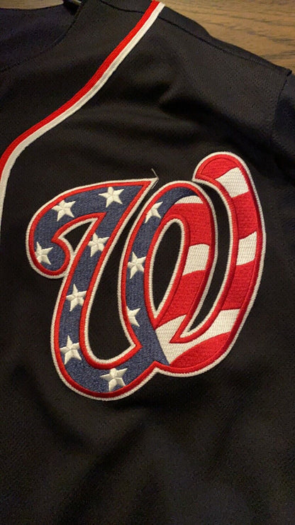 VICTOR ROBLES MLB GAME USED 2019 NATIONALS JERSEY CHAMPIONSHIP SEASON