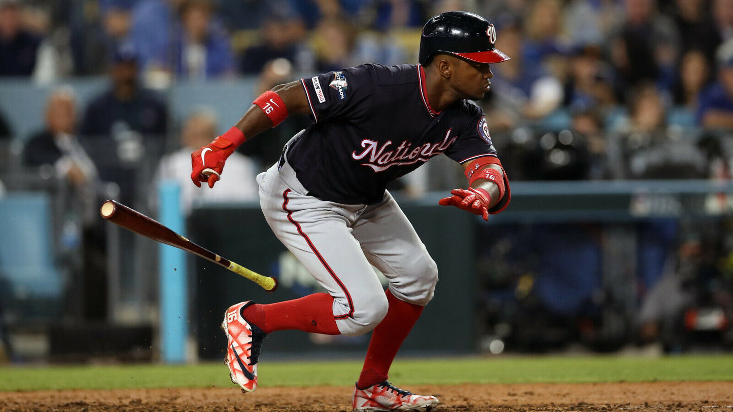 Victor Robles MLB Game Used Double Baseball 7/2/19 Career Double #21 Nationals