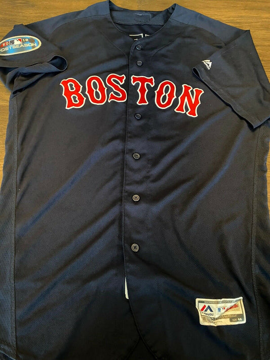 RAFAEL DEVERS MLB GAME USED 2018 RED SOX JERSEY 9/21/2018 Career HR #28