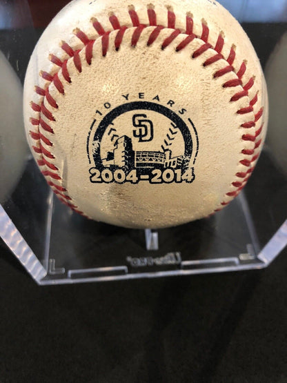 Paul GoldSchmidt MLB Game Used Logo Autographed Ball 6/28/14 Arizona vs Padres
