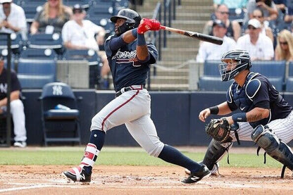 Ronald Acuna Jr MLB Debut Game Used Baseball 4/25/18 Braves ROY 1st Hit Game