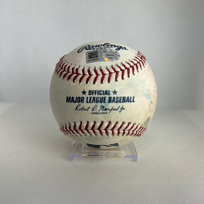 Shohei Ohtani MLB Game Used Single Career Hit 68 09/05/18