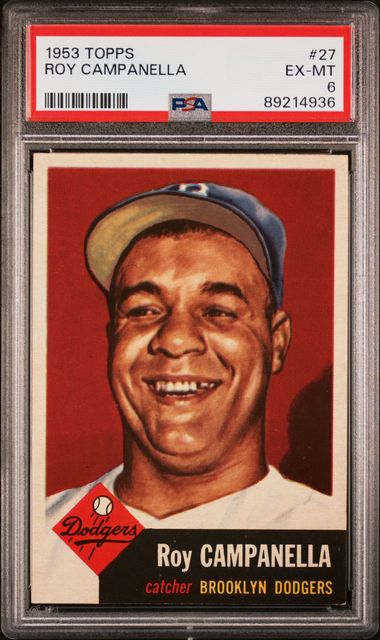 Roy Campanella 1953 Topps #27 PSA 6