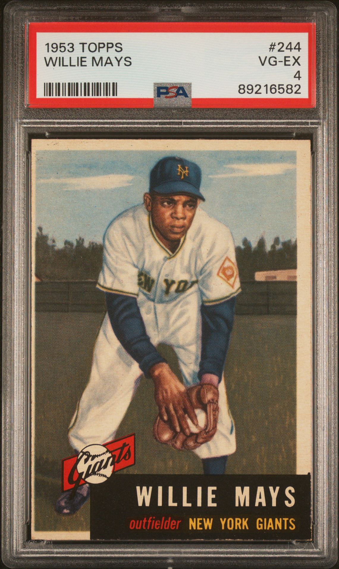 Willie Mays 1953 Topps #244 PSA 4