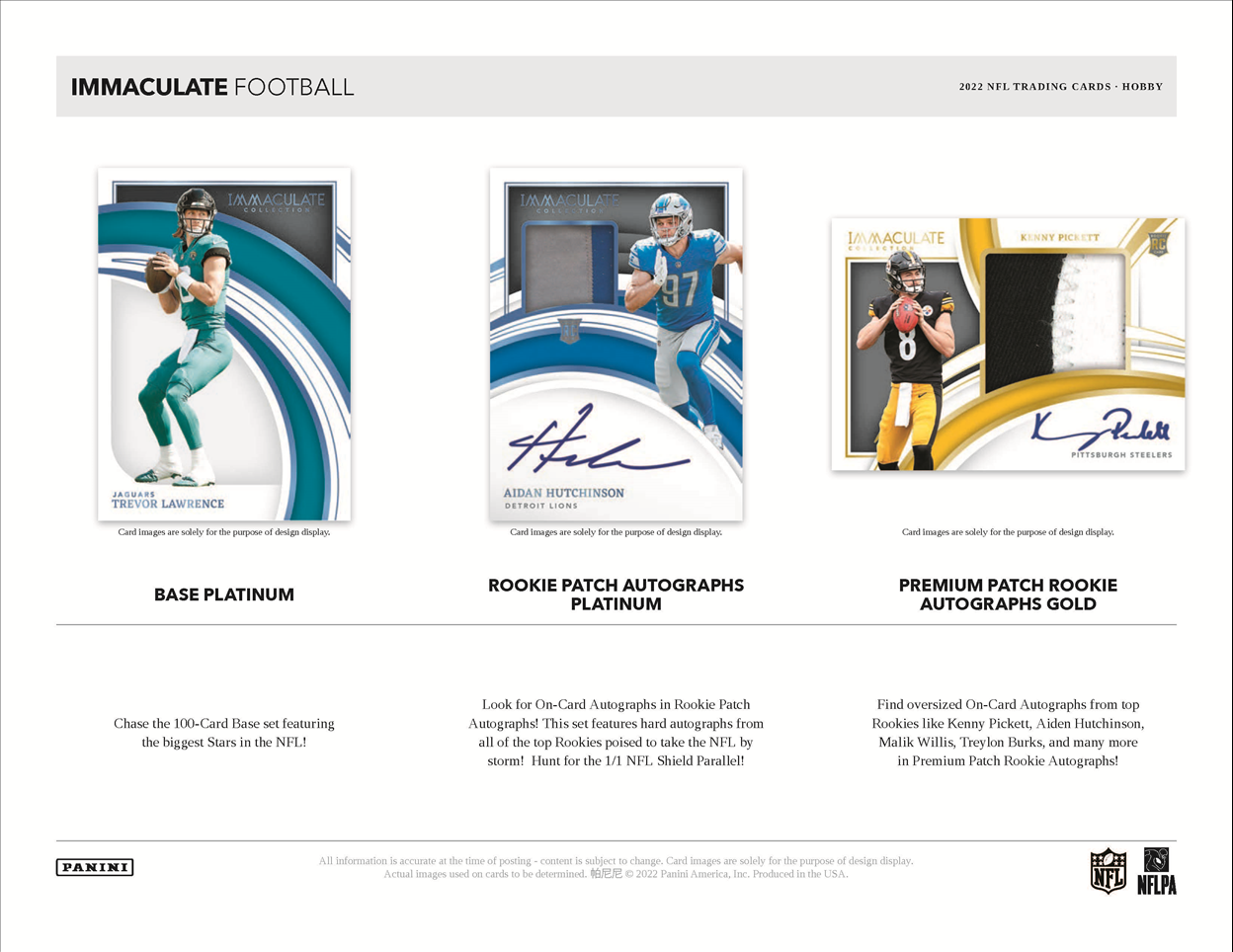 2022 Panini Immaculate Football Hobby 6 Box Case