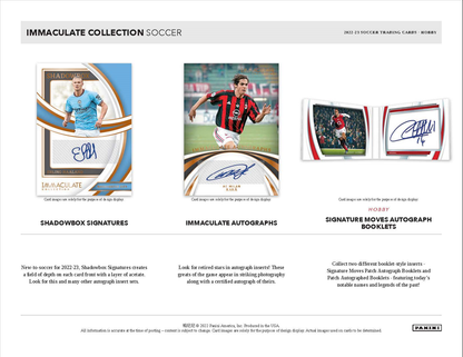 2022 Panini Immaculate Soccer Hobby Box