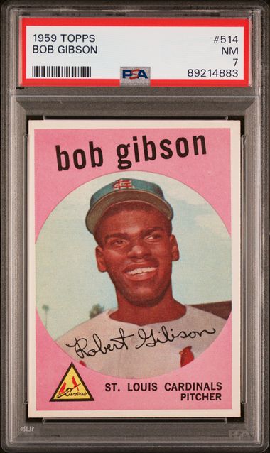 Bob Gibson 1959 Topps #514 PSA 7