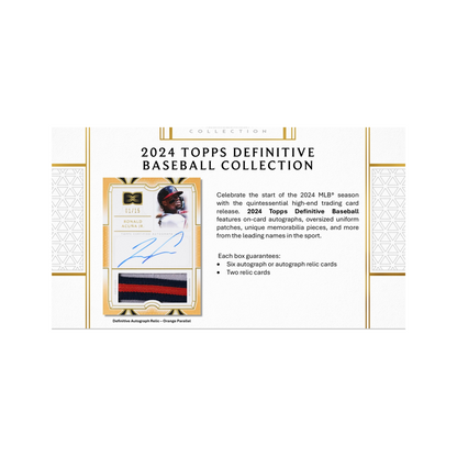 2024 Topps Definitive Baseball Hobby Box