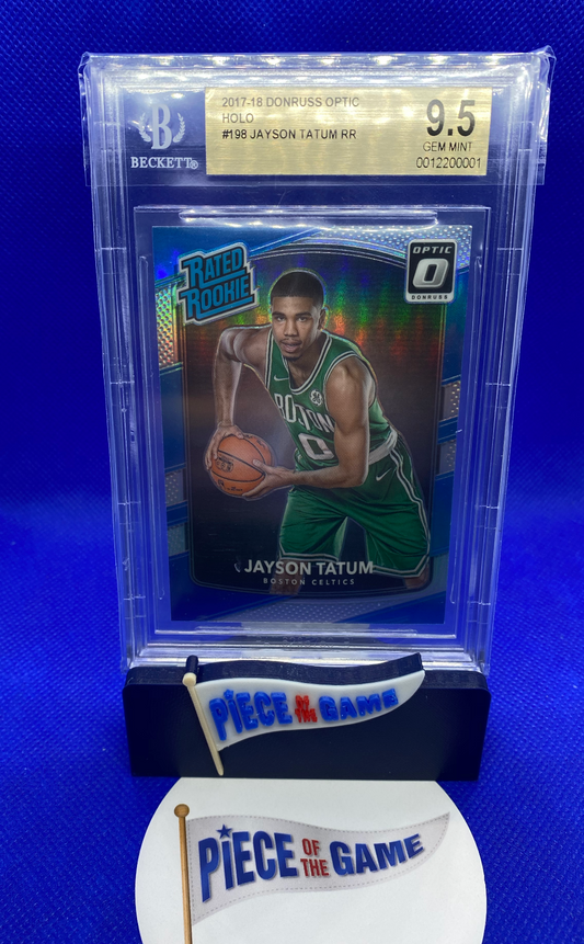 Jayson Tatum 2017-18 Panini Donruss Optic Holo BGS 9.5
