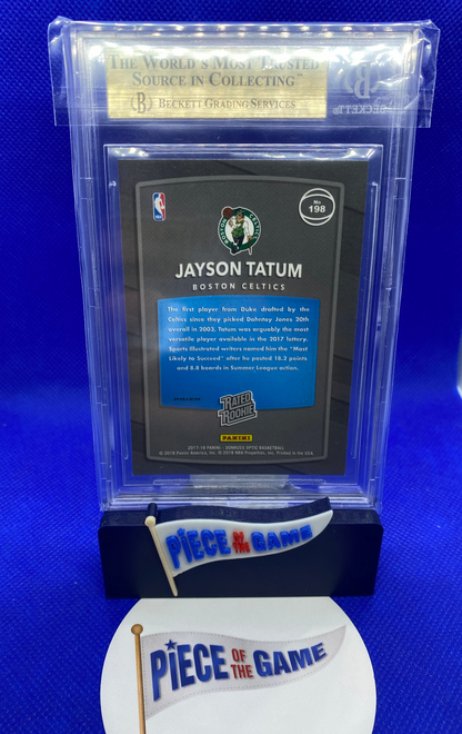 Jayson Tatum 2017-18 Panini Donruss Optic Holo BGS 9.5