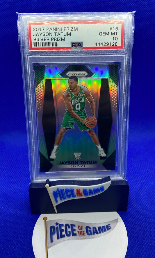 Jayson Tatum 2017-18 Panini Prizm Silver Prizm PSA 10