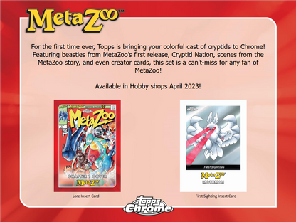 2022 Topps MetaZoo Chrome Hobby 8 Box Case
