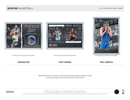 2022-23 Panini Noir Basketball Hobby 4 Box Case