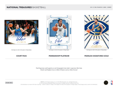 2022-23 Panini National Treasures Basketball Hobby 4 Box Case