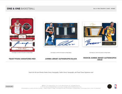 2022-23 Panini One & One Basketball Hobby 10 Box Case