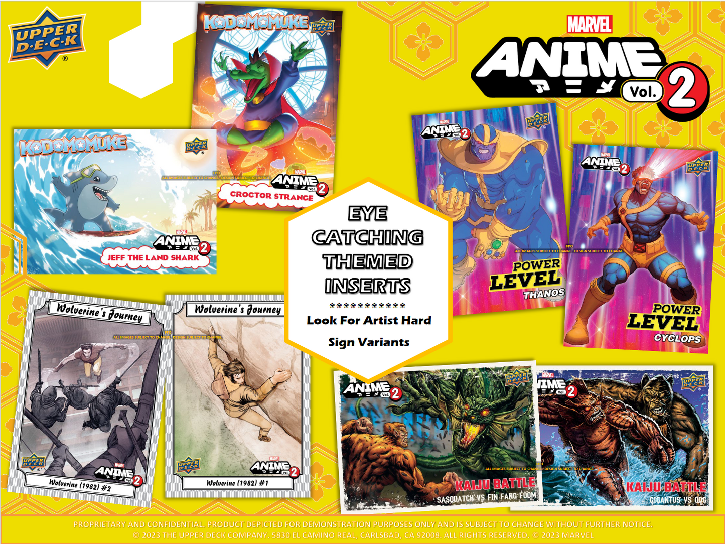 Upper Deck Marvel Anime Vol. 2 Hobby 16 Box Case