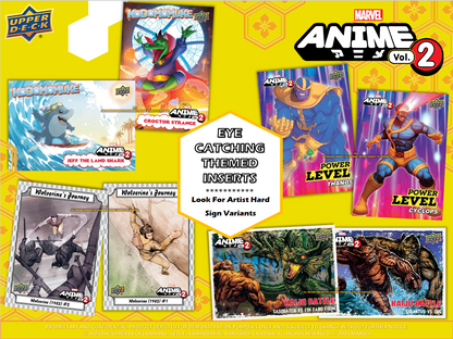 Upper Deck Marvel Anime Vol. 2 Hobby 8 Box Case