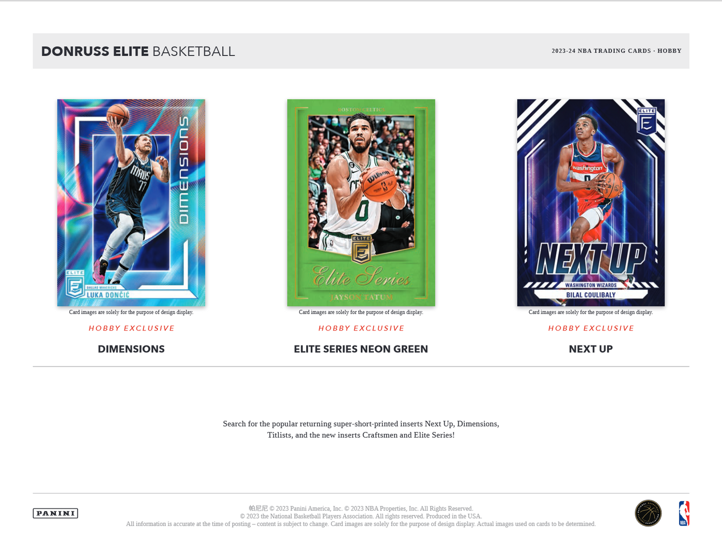 2023-24 Panini Donruss Elite Basketball Hobby 12 Box Case