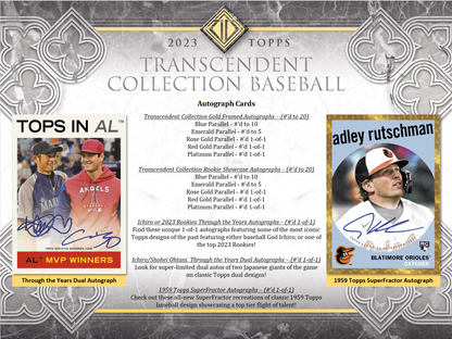 2023 Topps Transcendent Collection Baseball Case [Contact Us To Order]