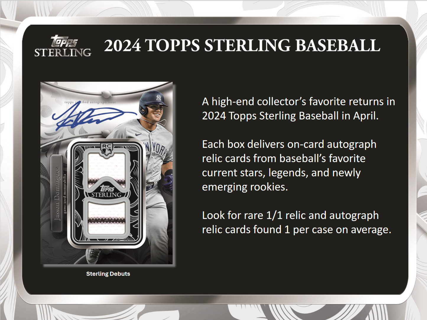 2024 Topps Sterling Baseball Hobby Box