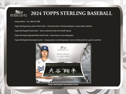 2024 Topps Sterling Baseball Hobby 4 Box Case