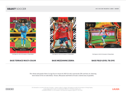 2023-24 Panini Select La Liga Soccer Hobby 12 Box Case