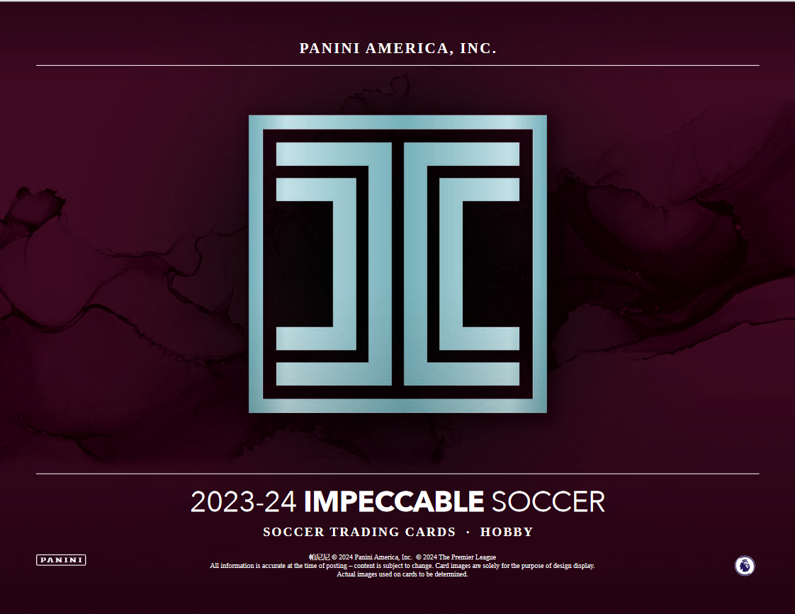 2023-24 Panini Impeccable Soccer Hobby 3 Box Case