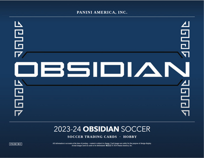 2023-24 Panini Obsidian Soccer Hobby 12 Box Case