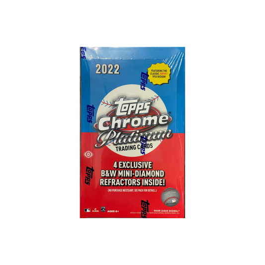 2022 Topps Chrome Platinum Anniversary Baseball Lite 16 Box Case