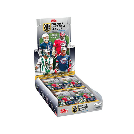 2022 Topps Premier Lacrosse League Hobby 12 Box Case