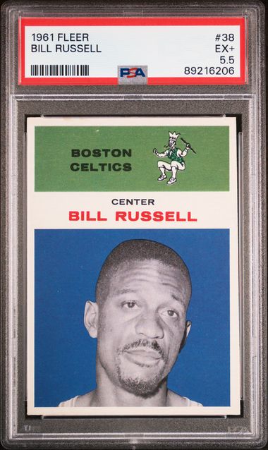 Bill Russell 1961 Fleer #38 PSA 5.5