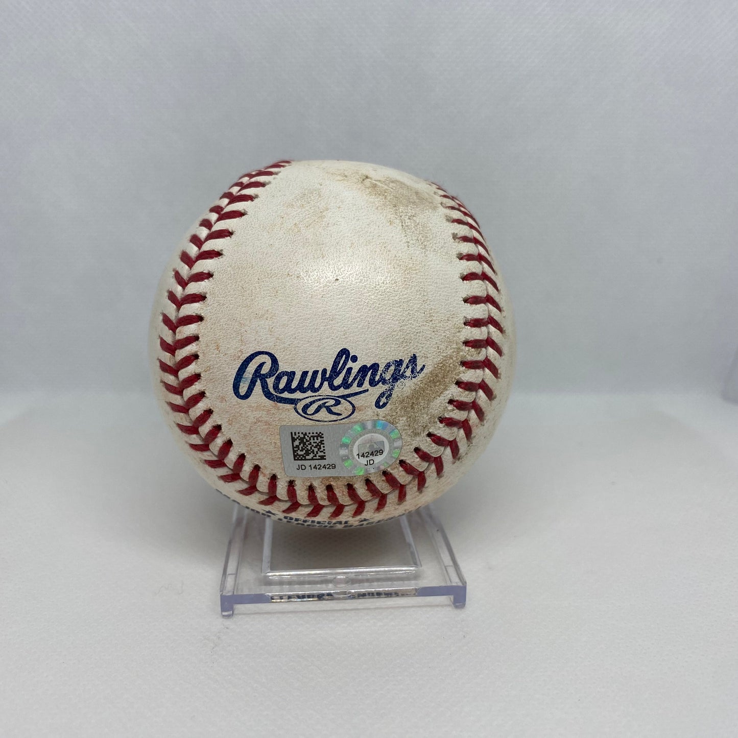 Shohei Ohtani MLB Game Used Double Career Hit 59 ROY Season 08/19/19