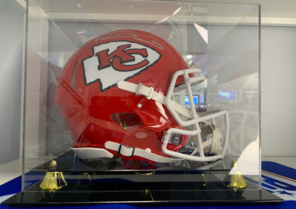 Patrick Mahomes signed Chiefs helmet