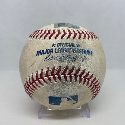 Mike Trout Autographed MLB Game Used Double From Career Best Game 5-5 5/26/2018