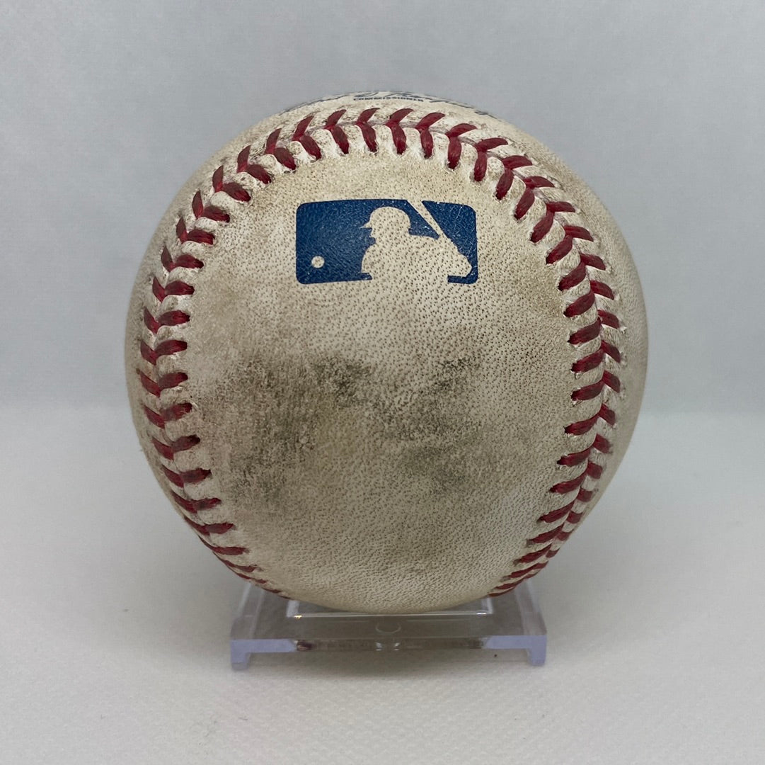 Luis Robert MLB Game Used Single Career hit 13 08/02/20