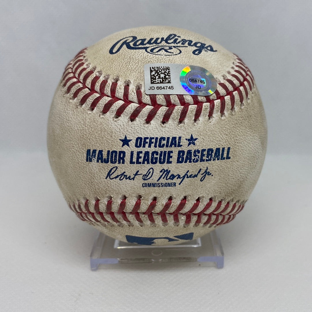 Luis Robert MLB Game Used Single Career hit 13 08/02/20