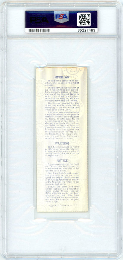 Reggie Jackson / Greg Nettles / Lou Pinella / Chris Chambliss 1977 NY Yankees World Series Ticket